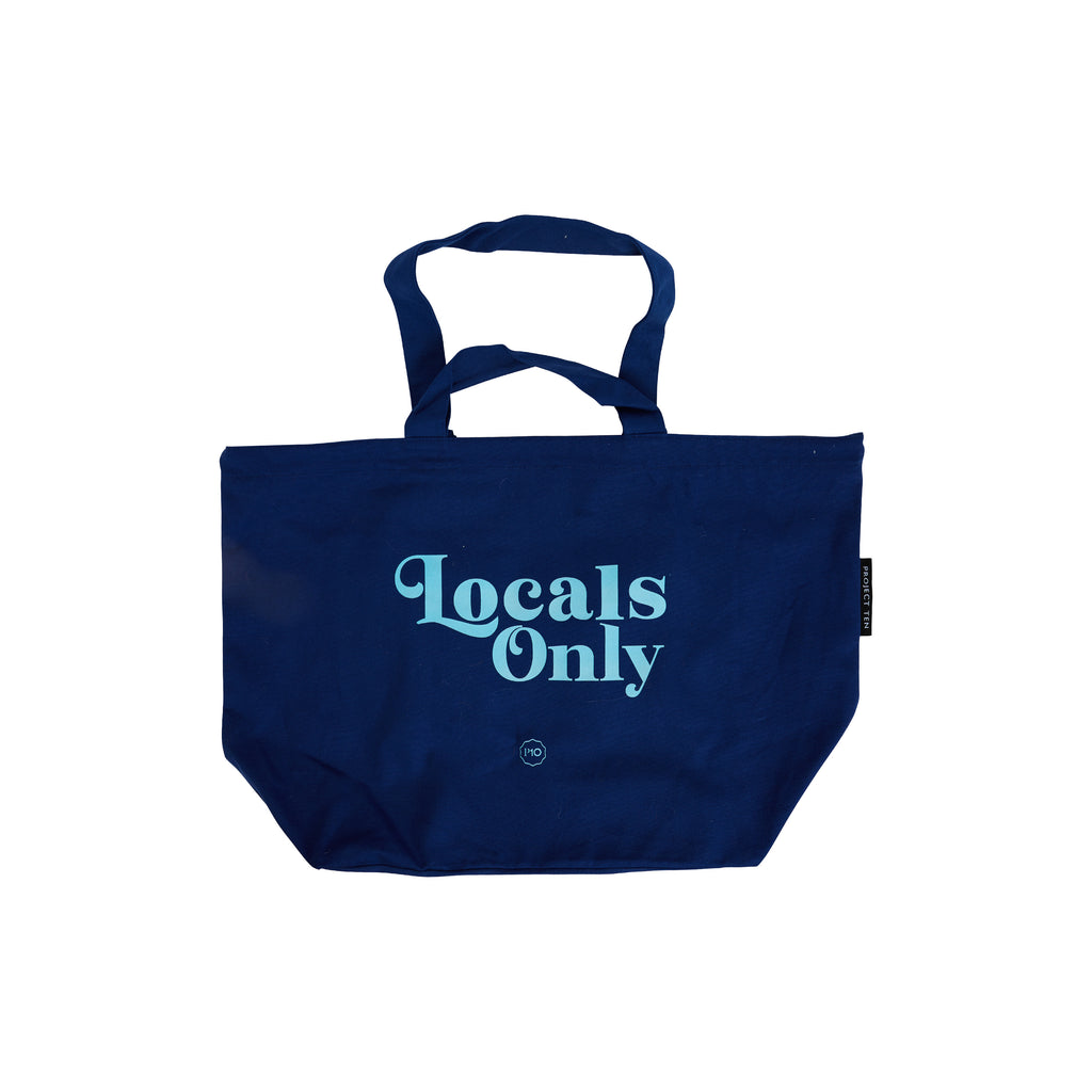 Locals Only Limited Edition Cotton Tote Blue - Project Ten