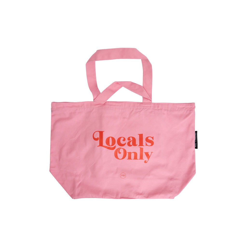 Locals Only Limited Edition Cotton Tote Pink - Project Ten
