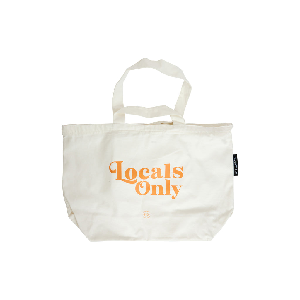Locals Only Limited Edition Cotton Tote Ecru - Project Ten
