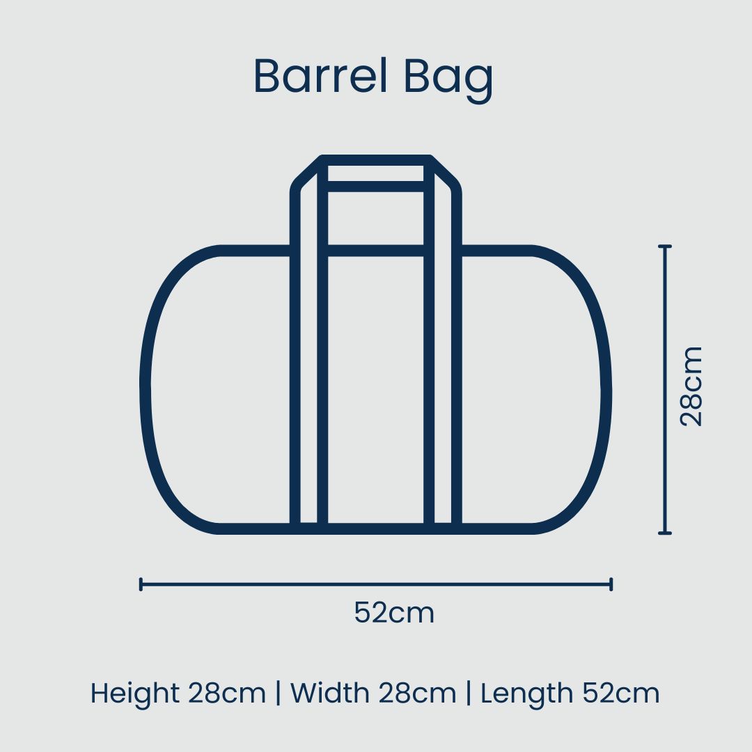 Barrel Bag – Polka Dot - Project Ten