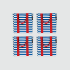 Breton Stripe Shopper Tote Set (x4) - Project Ten