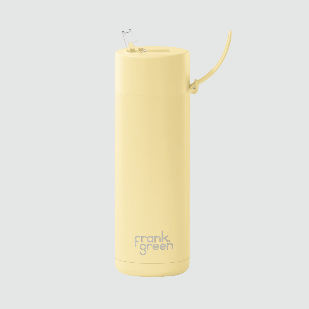 Frank Green Insulated Drink Bottle 595ml - Buttermilk - Project Ten