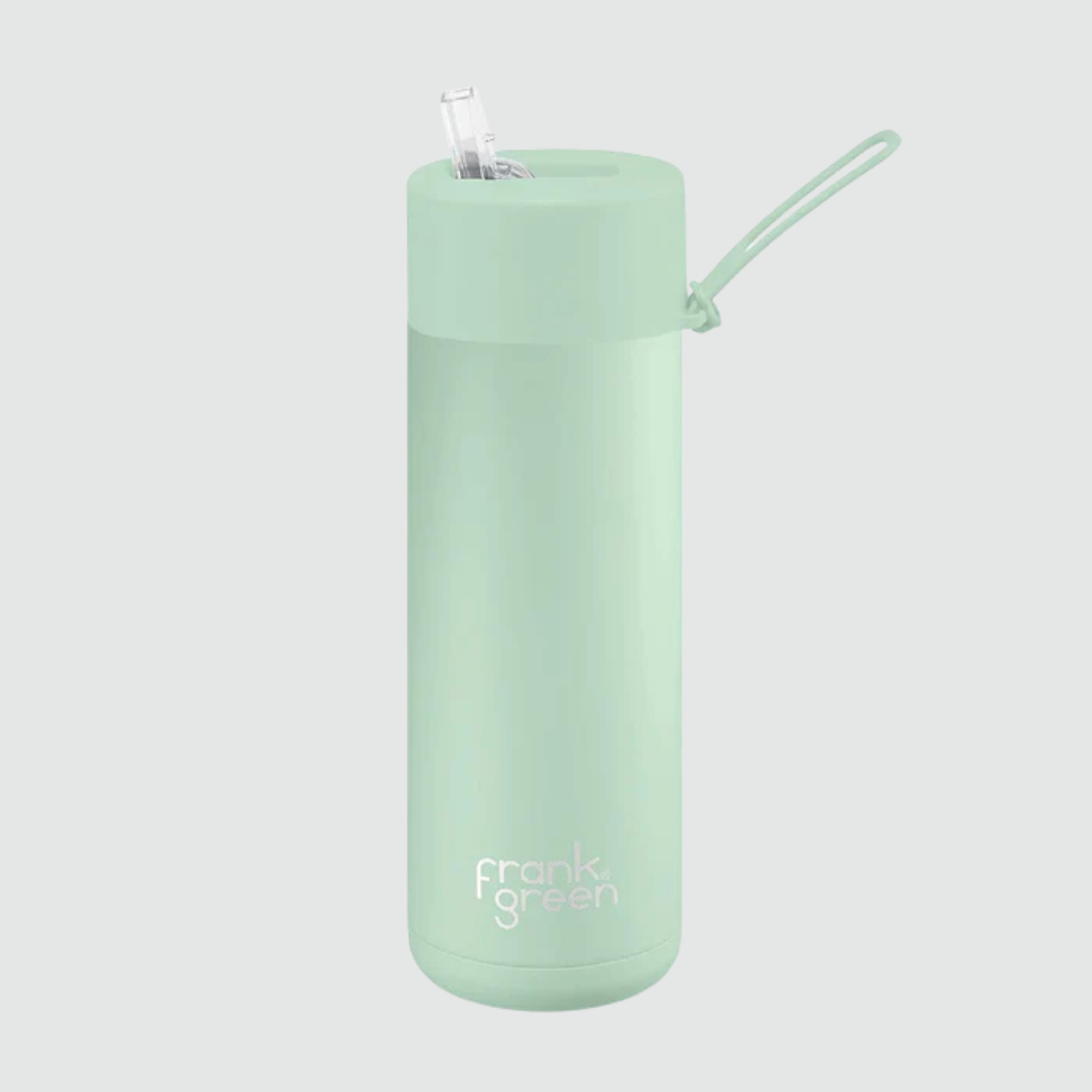 Frank Green Insulated Drink Bottle 595ml - Mint Gelato - Project Ten