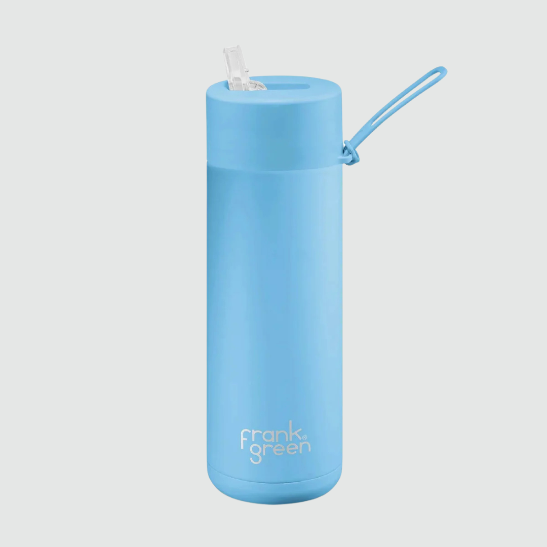 Frank Green Insulated Drink Bottle 595ml - Sky Blue - Project Ten