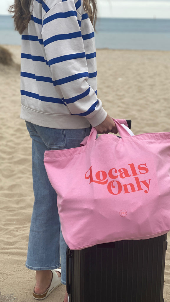 Locals Only Limited Edition Cotton Tote Pink - Project Ten