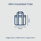 Houndstooth Mini Insulated Tote - Project Ten