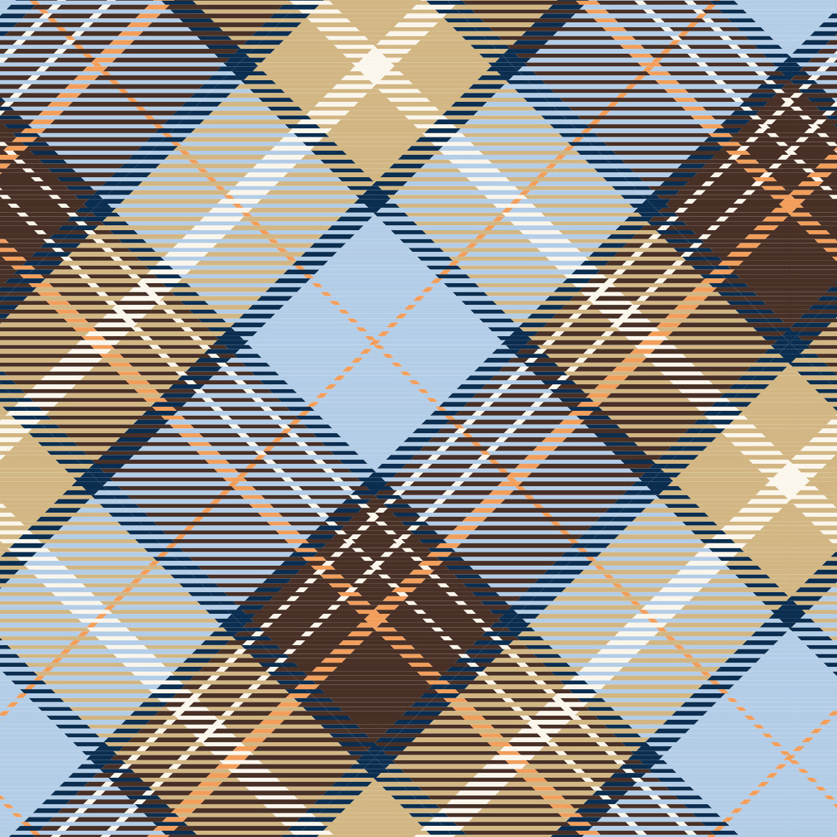 Close up of Country Plaid - Project Ten