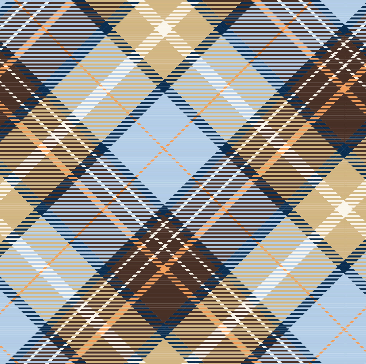 Close up of Country Plaid - Project Ten