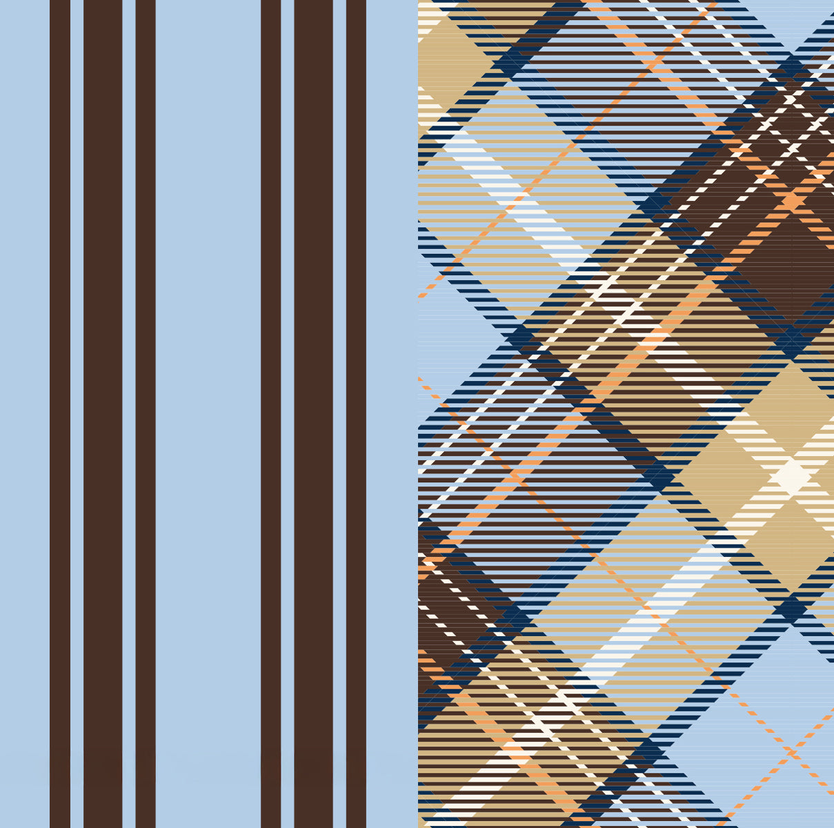 Shopper Tote Splice – Oxford Stripe - Project Ten