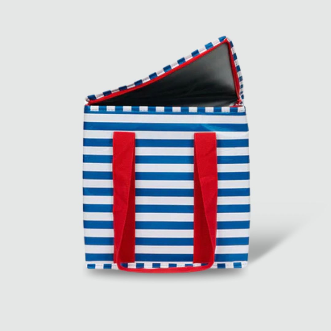 Breton Stripe Insulated Tote - Project Ten