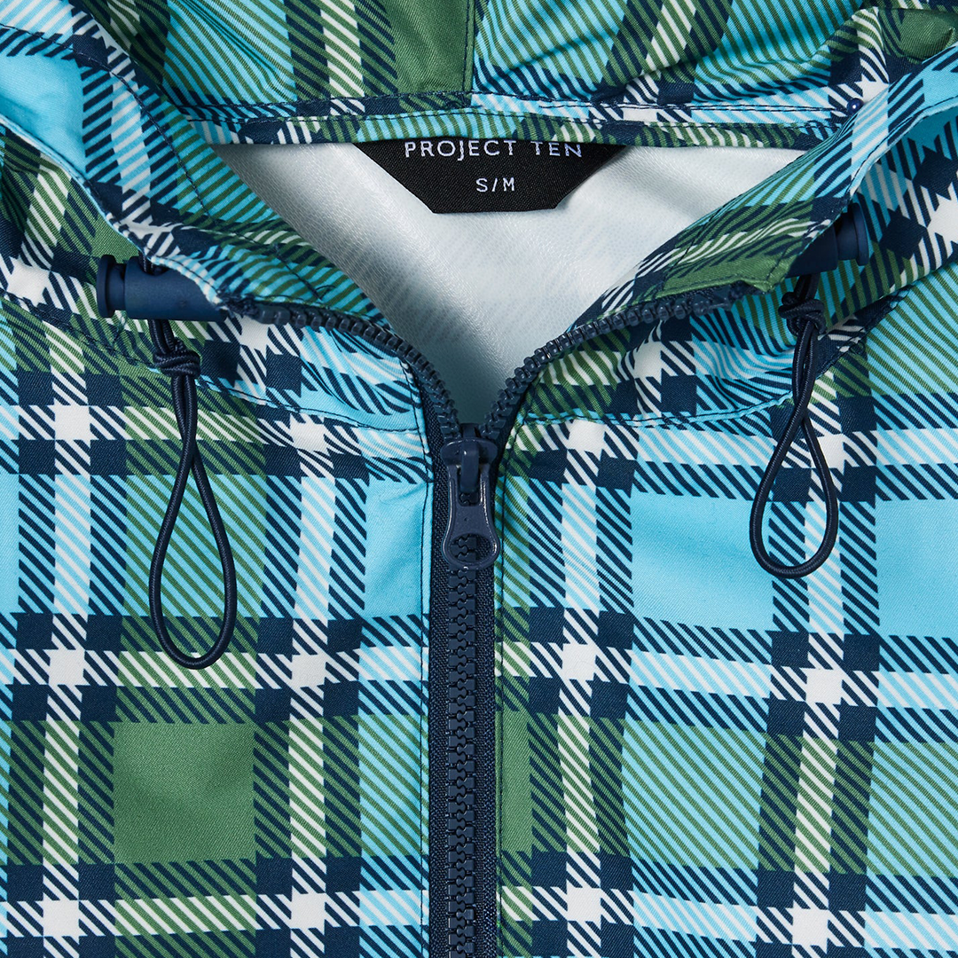 Raincoat in Cross Body Bag - Tartan - Project Ten