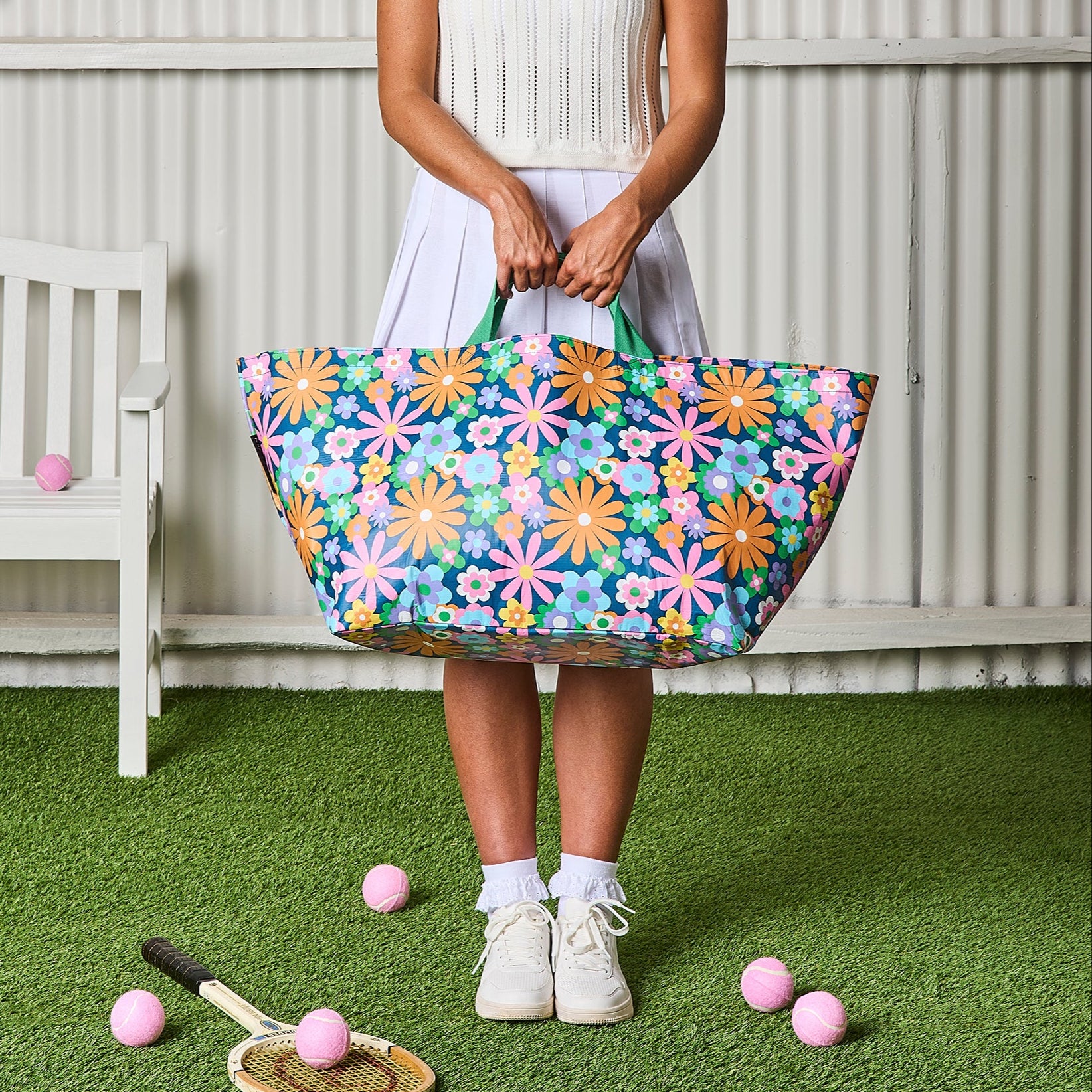 Pop Floral Oversized Tote - Project Ten