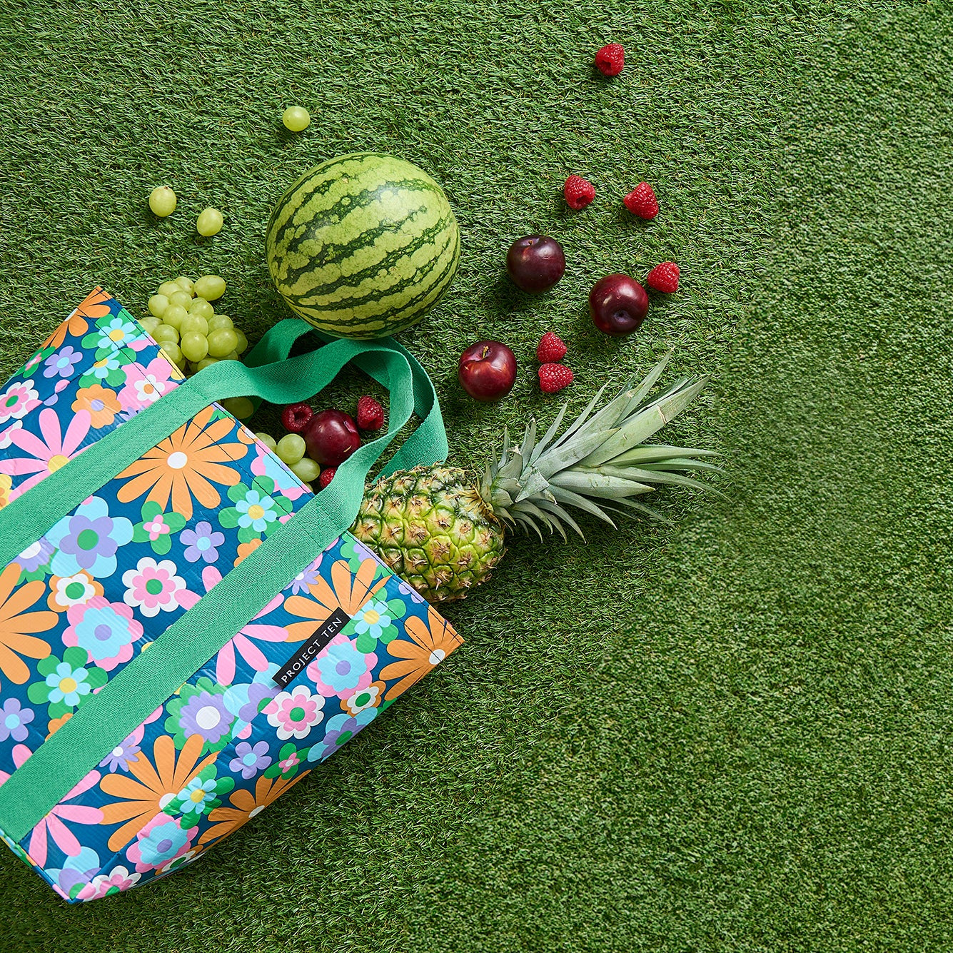 Pop Floral Shopper Tote - Project Ten