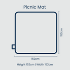 Rainbow Weave picnic mat - Project Ten