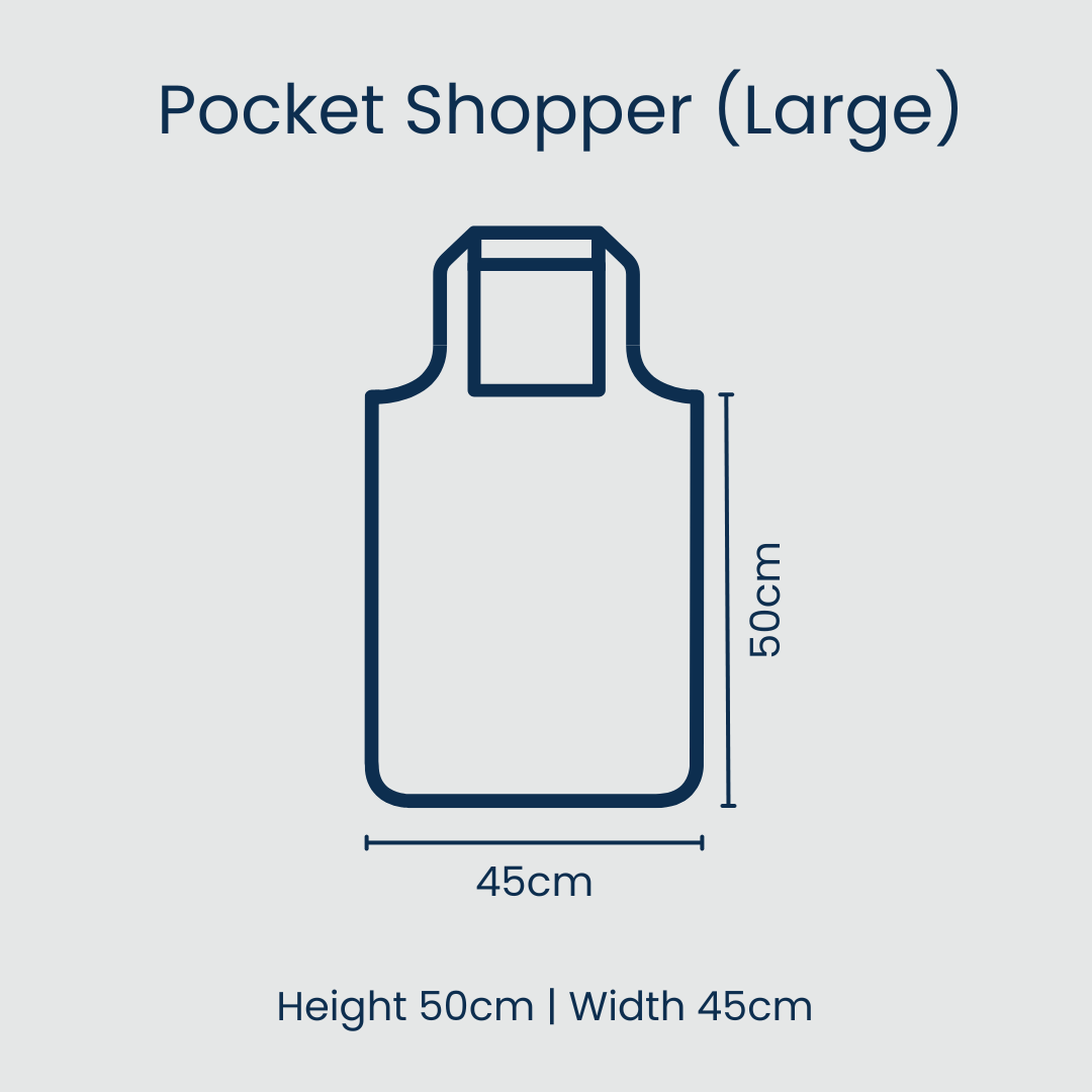 Bows Pocket Shopper (Large) - Project Ten