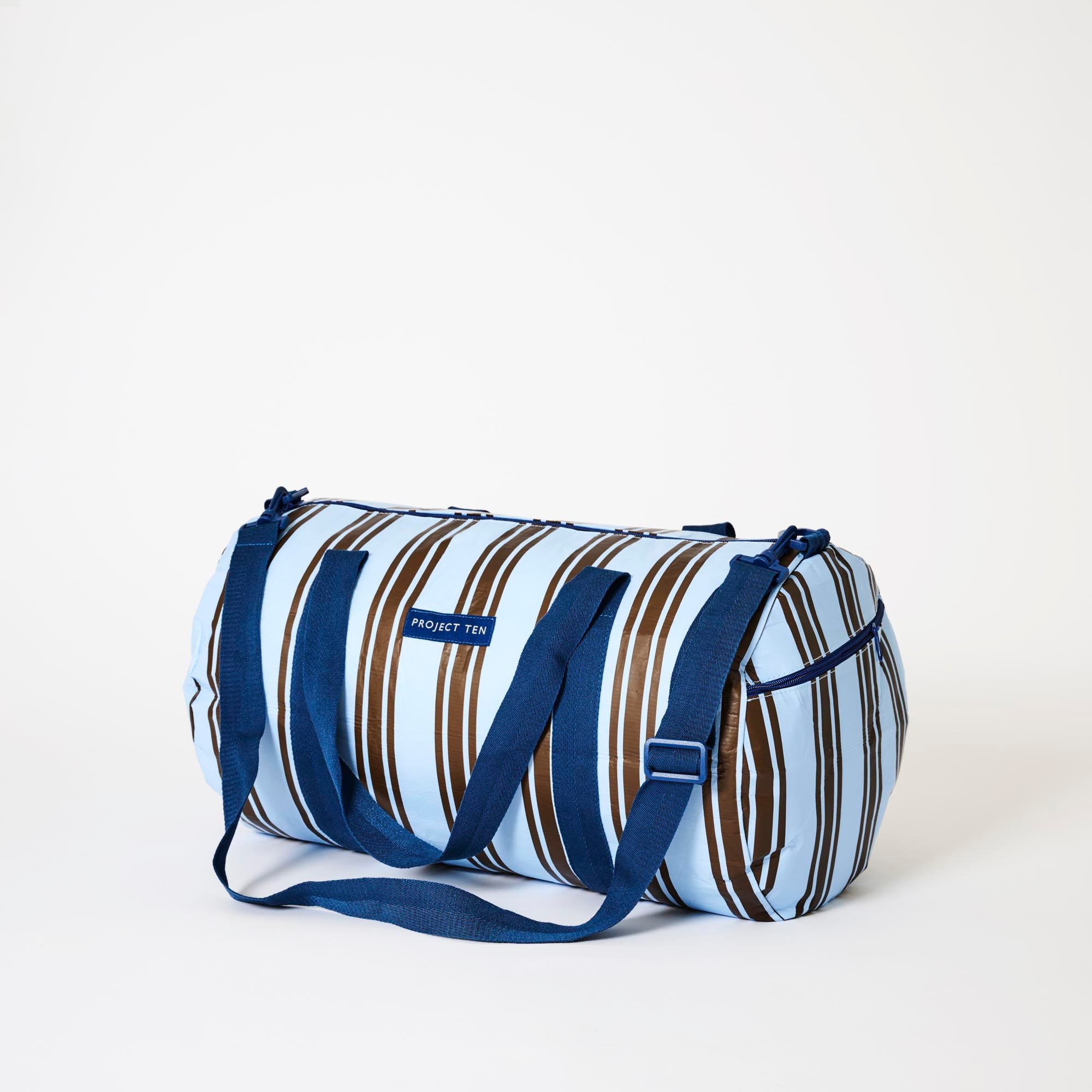 Barrel Bag – Oxford Stripe - Project Ten