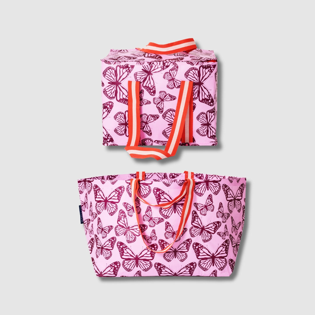Oversized Tote and Large Insulated Tote both in Butterfly.
- Project Ten