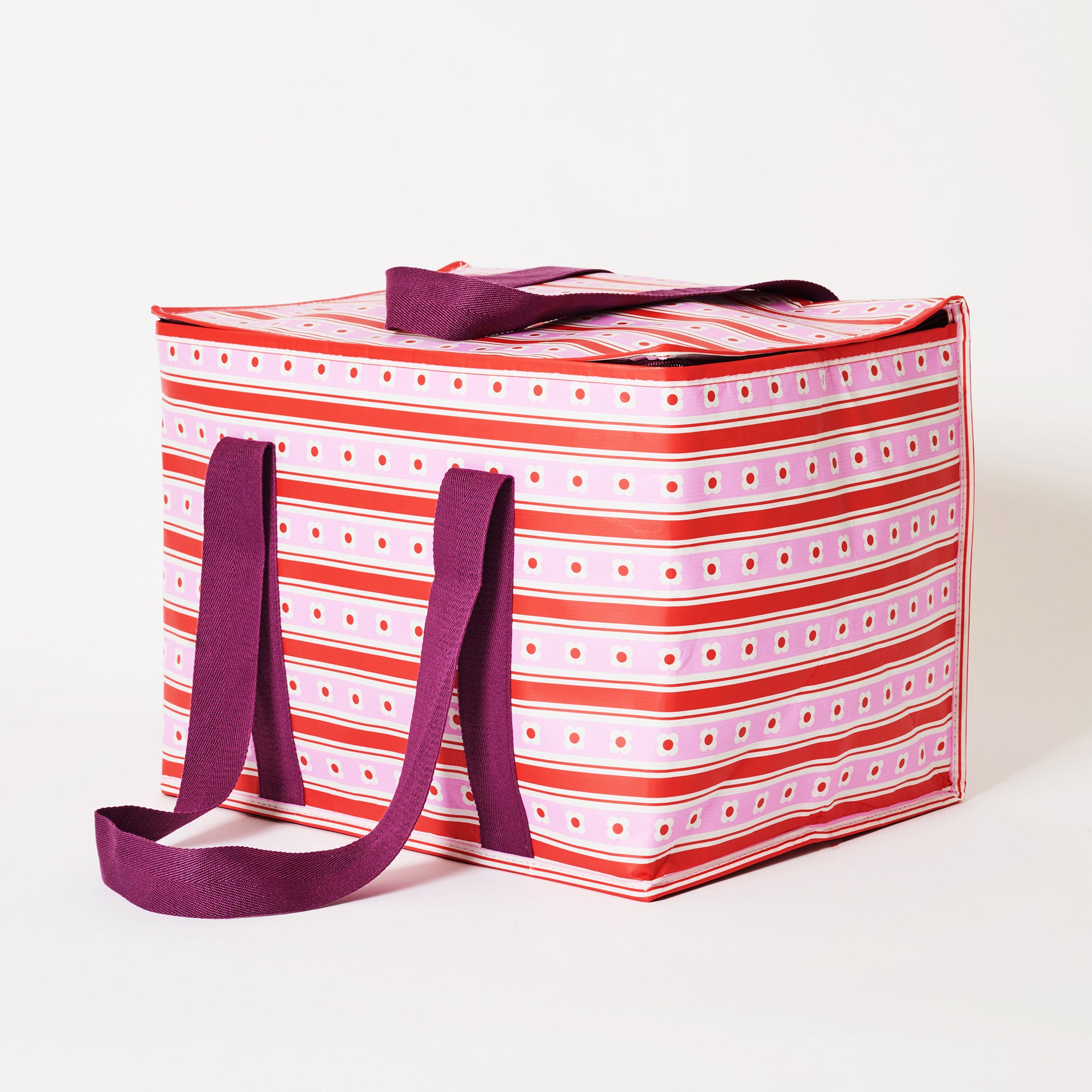 Large Insulated Tote with soft woven handles in Wallpaper.
- Project Ten