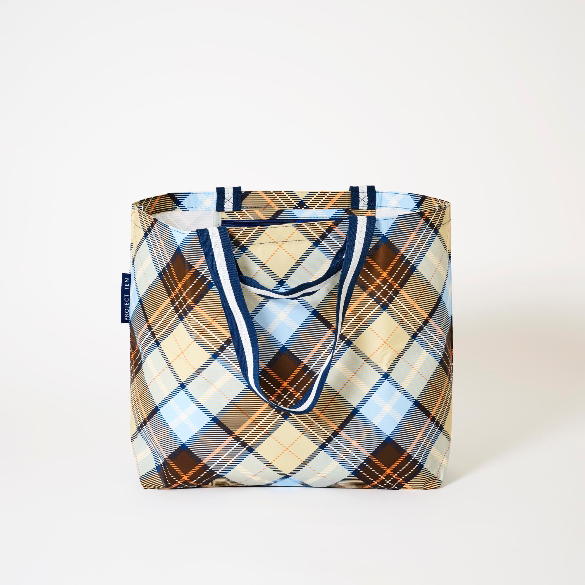 Medium Tote – Country Plaid - Project Ten