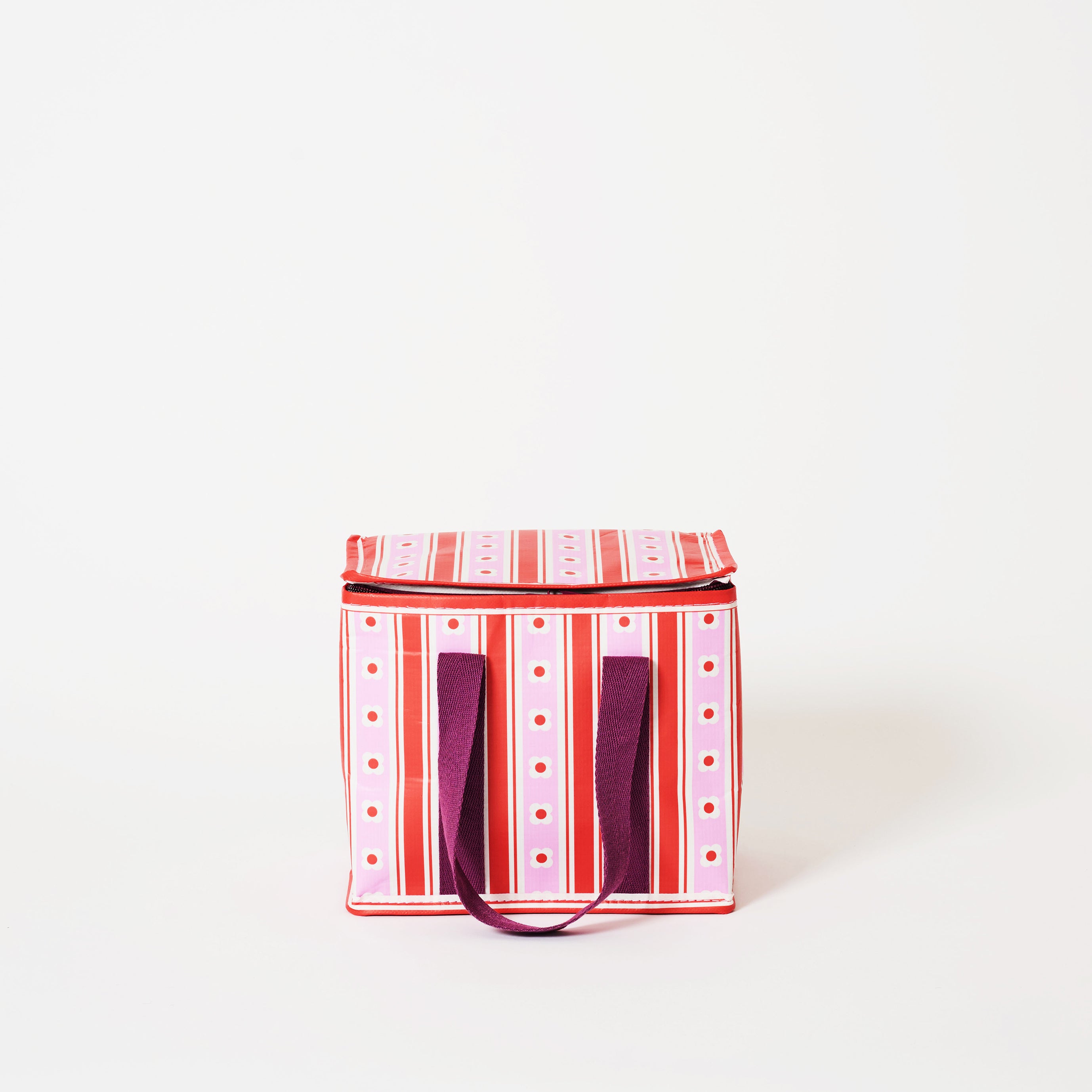 Mini Insulated Tote in Wallpaper with soft woven handles.
- Project Ten
