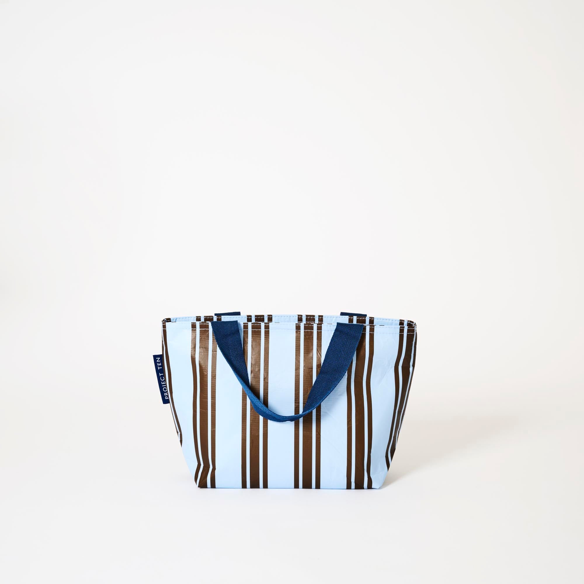 Mini Tote – Oxford Stripe - Project Ten