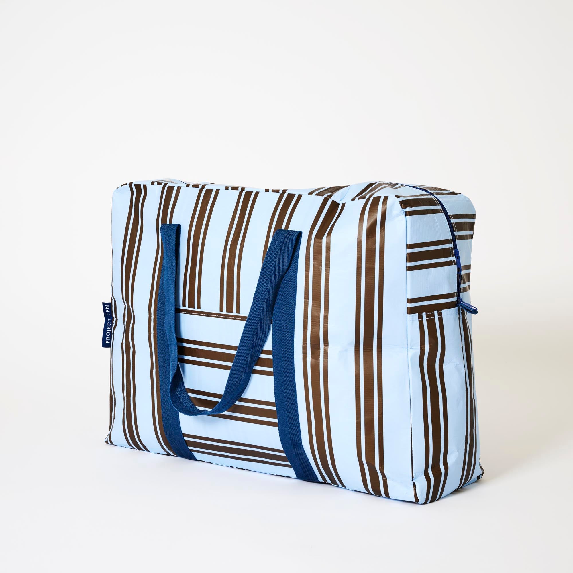 Overnight Bag – Oxford Stripe - Project Ten