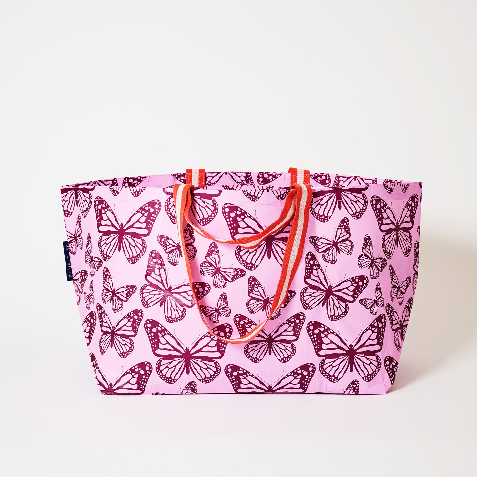 Oversized Tote with soft woven shoulder strap and handles, in Butterfly.
- Project Ten