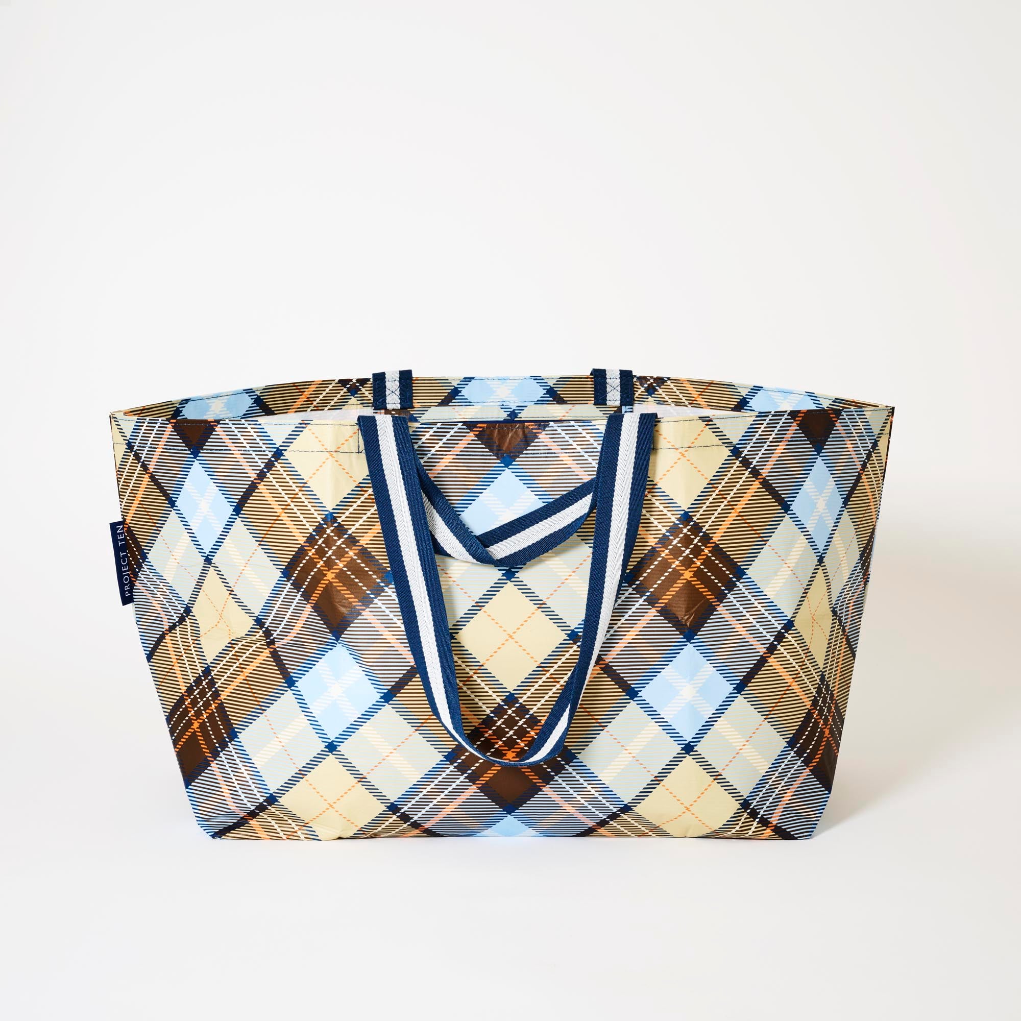 Oversized Tote – Country Plaid - Project Ten