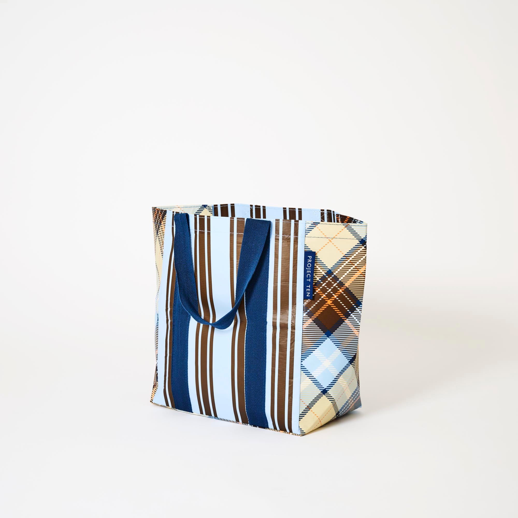 Shopper Tote Splice – Oxford Stripe - Project Ten