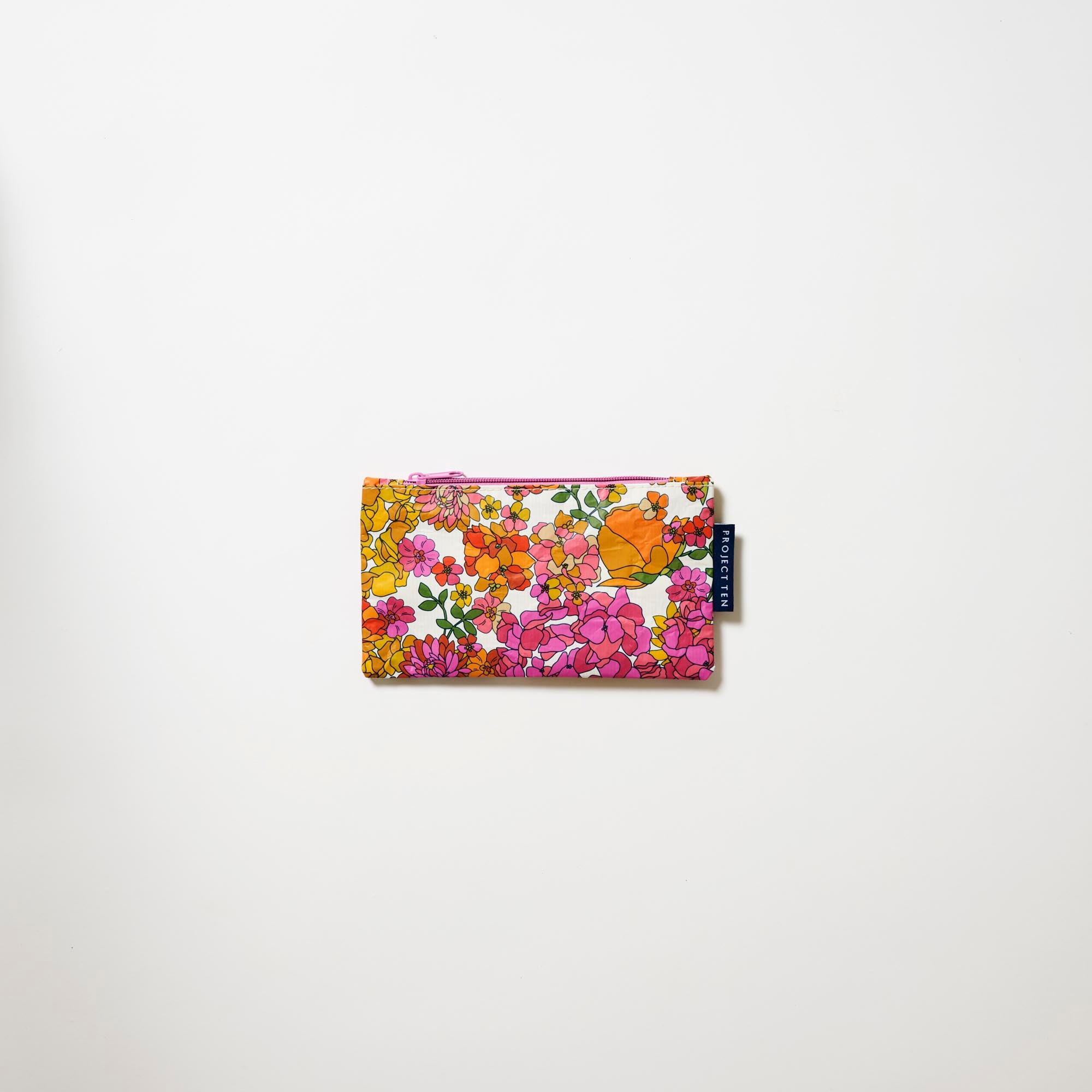 Tiny Zip Pouch – Hydrangea - Project Ten