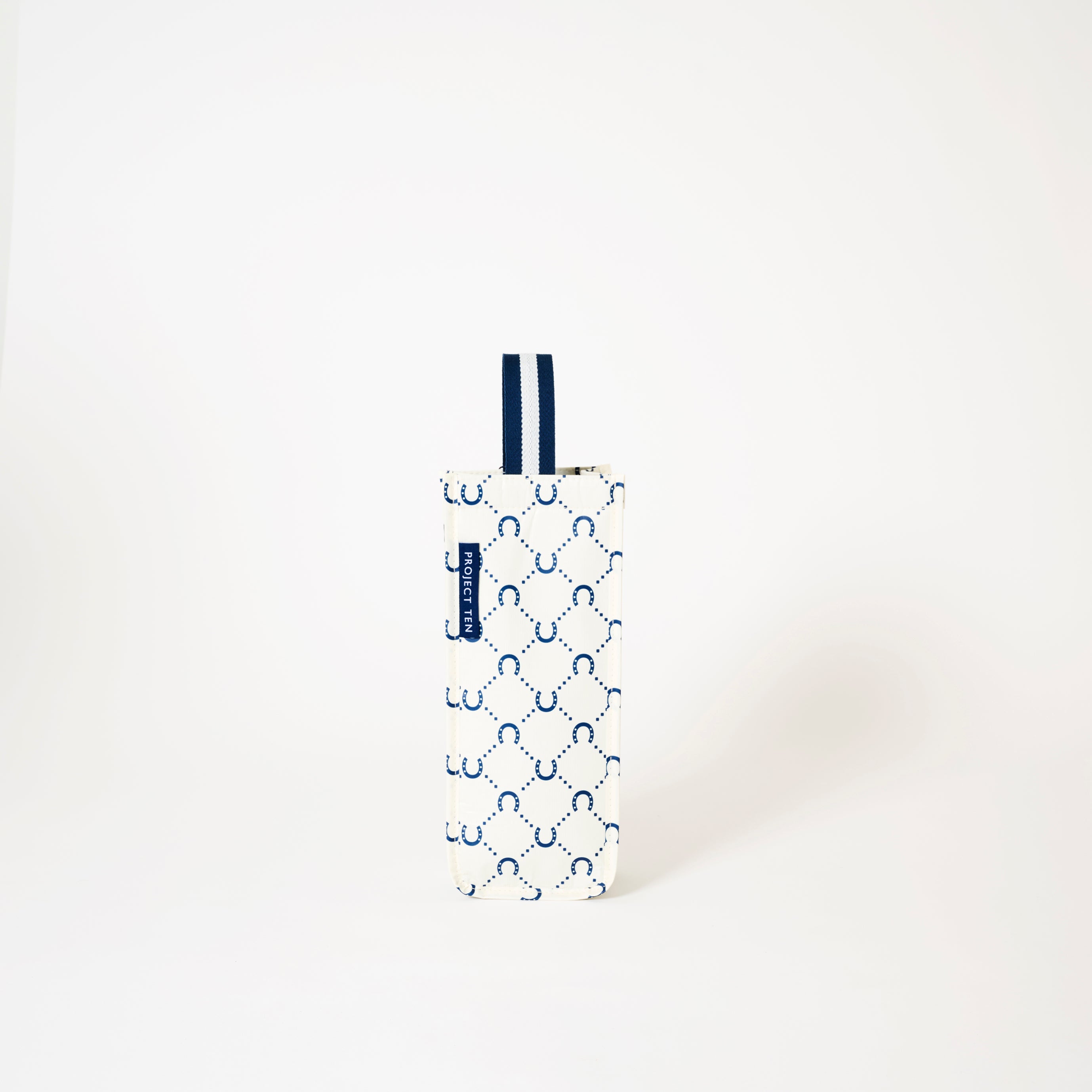 Wine Bag – Navy Horseshoe - Project Ten