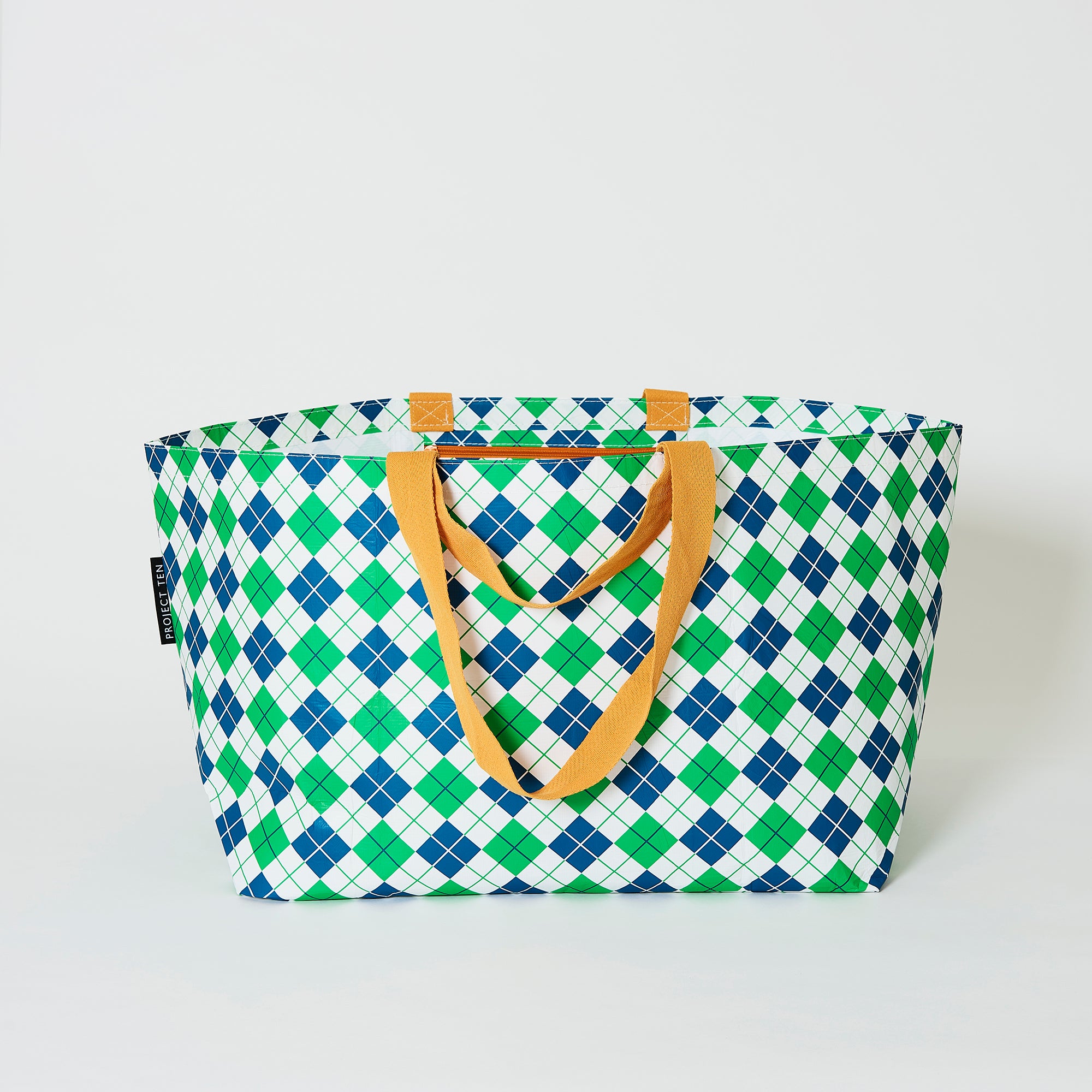 Argyle Oversized Tote - Project Ten