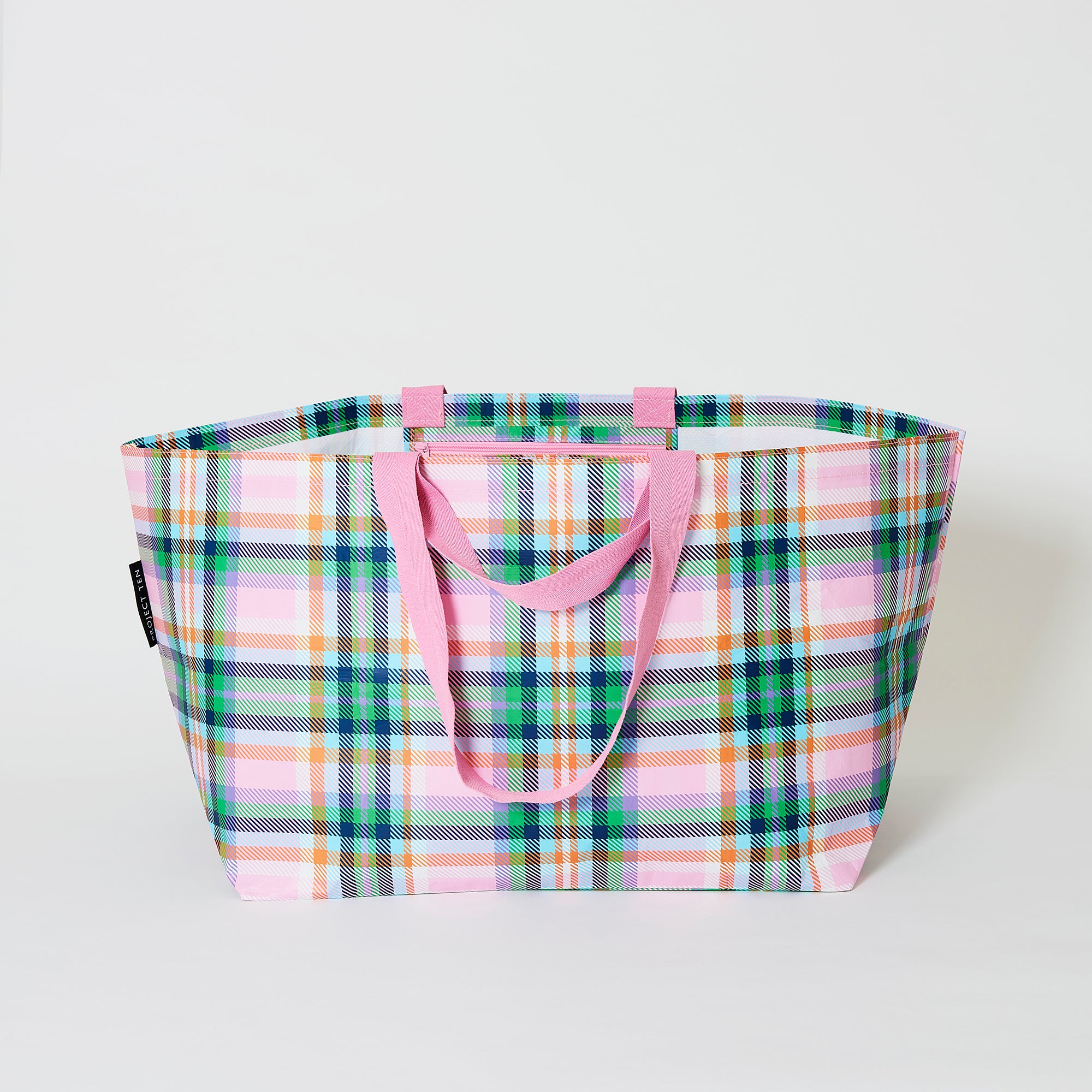 Plaid Oversized Tote - Project Ten