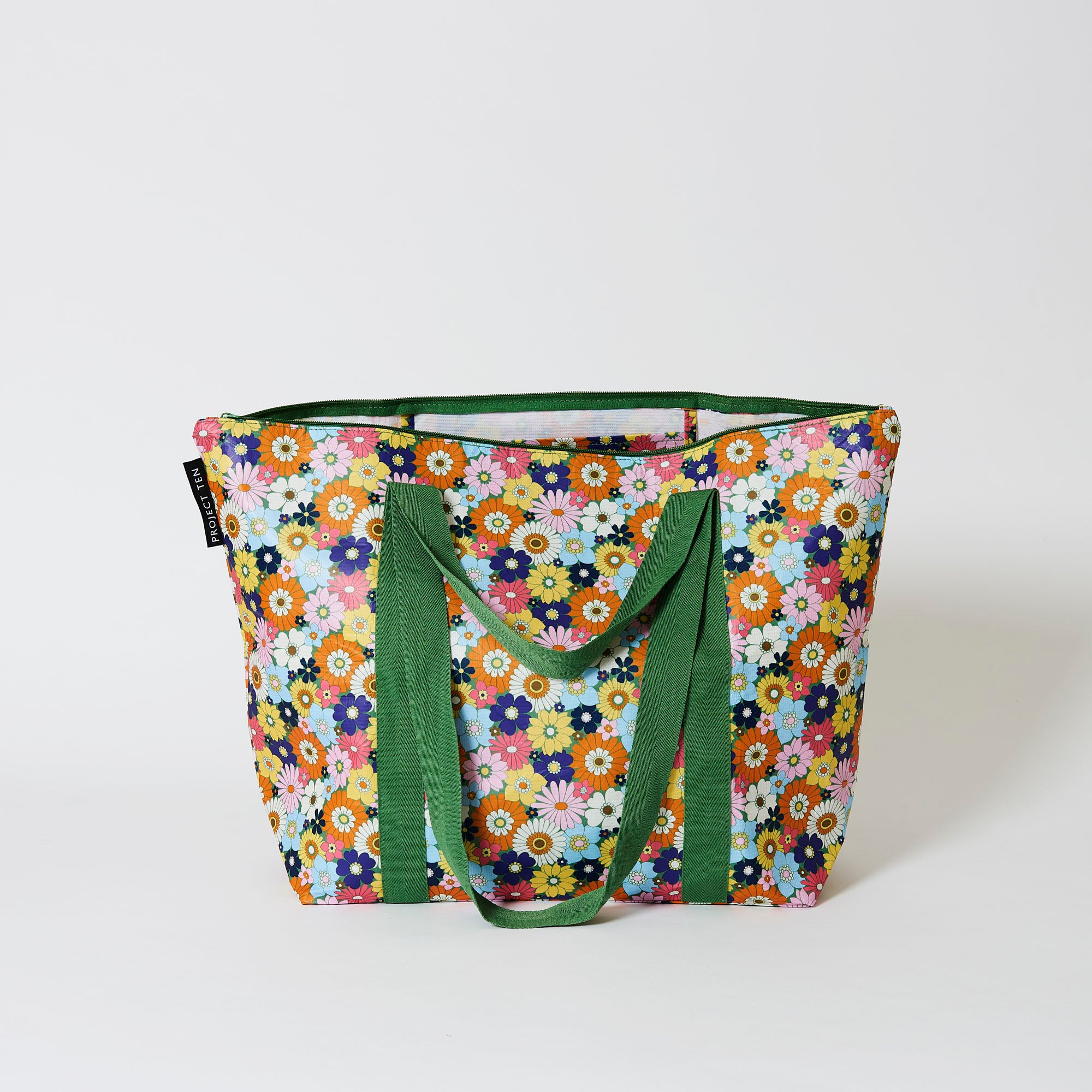Zip Medium Tote – Posy - Project Ten