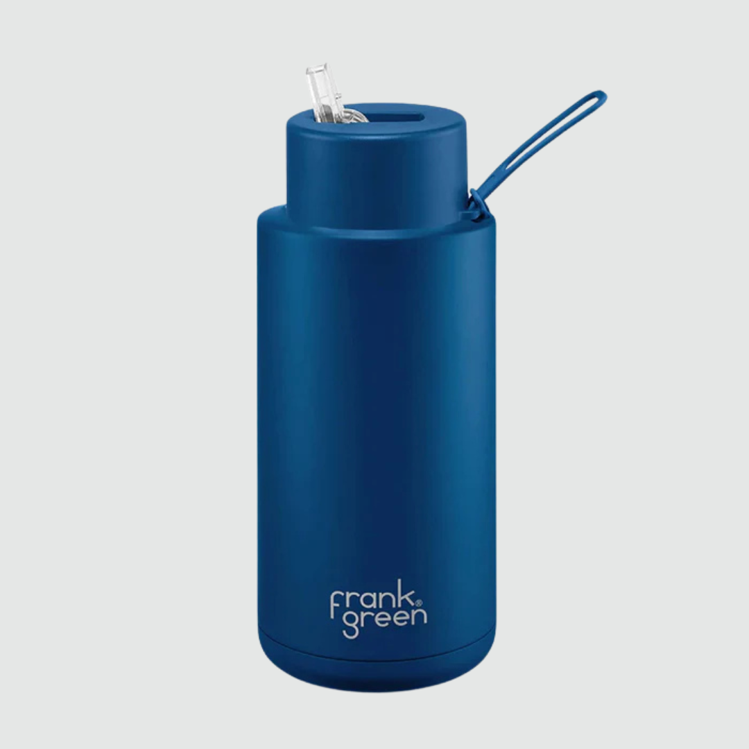 Frank Green Insulated Drink Bottle 1 Litre - Deep Ocean - Project Ten