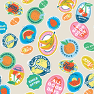 Fruit Stickers Pocket Shopper (Large) - Project Ten