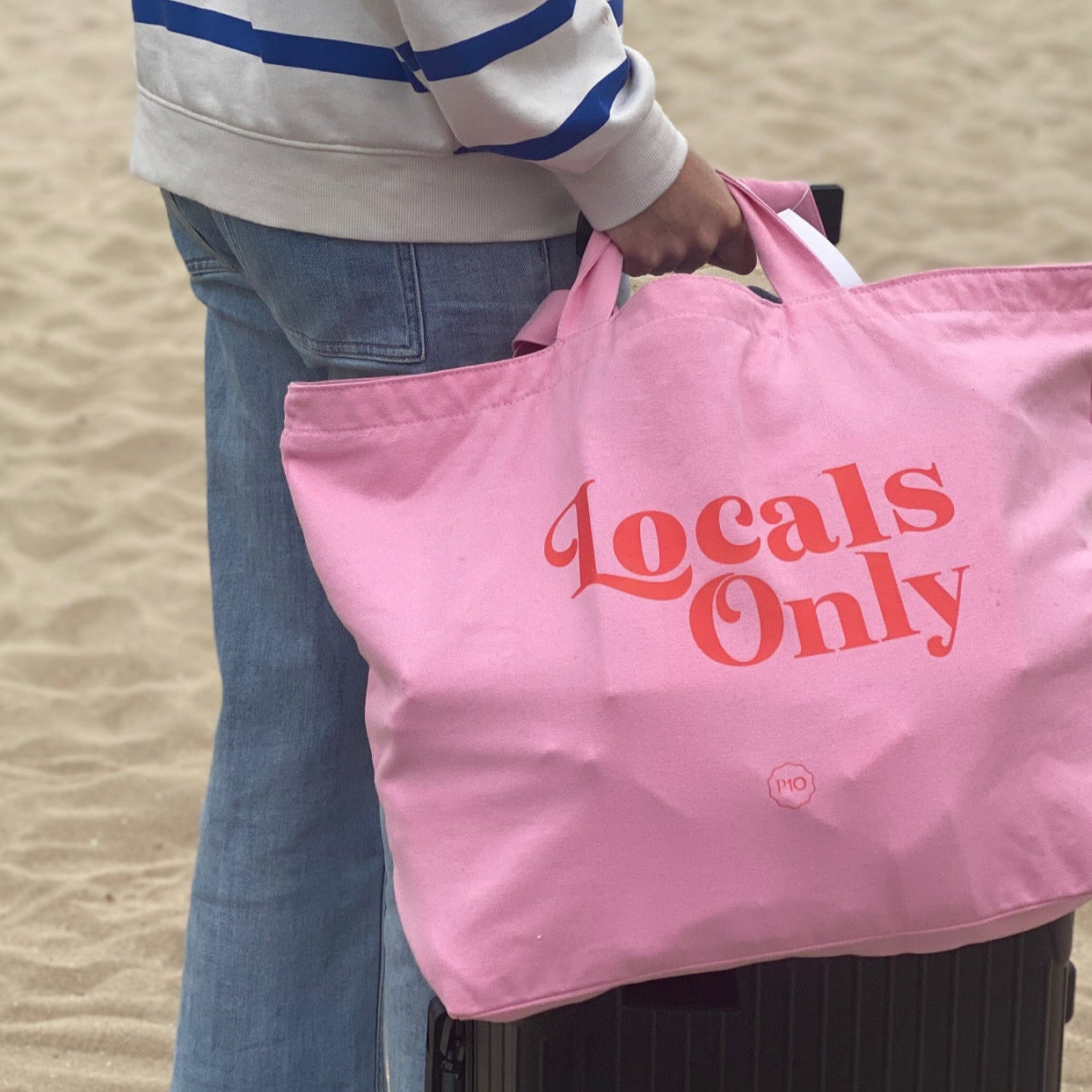 Locals Only Limited Edition Cotton Tote Pink - Project Ten
