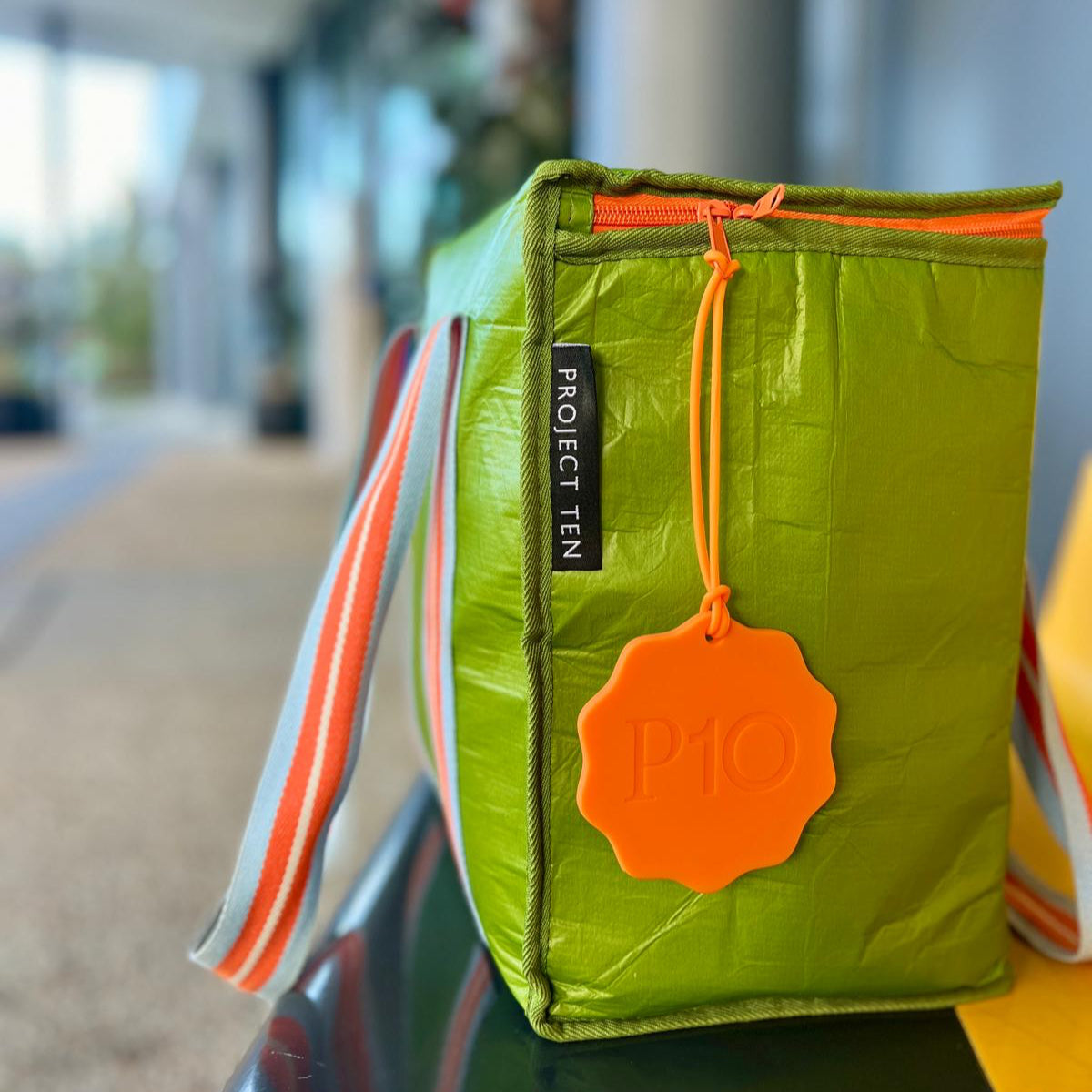 P10 Silicone Bag Tag - Project Ten