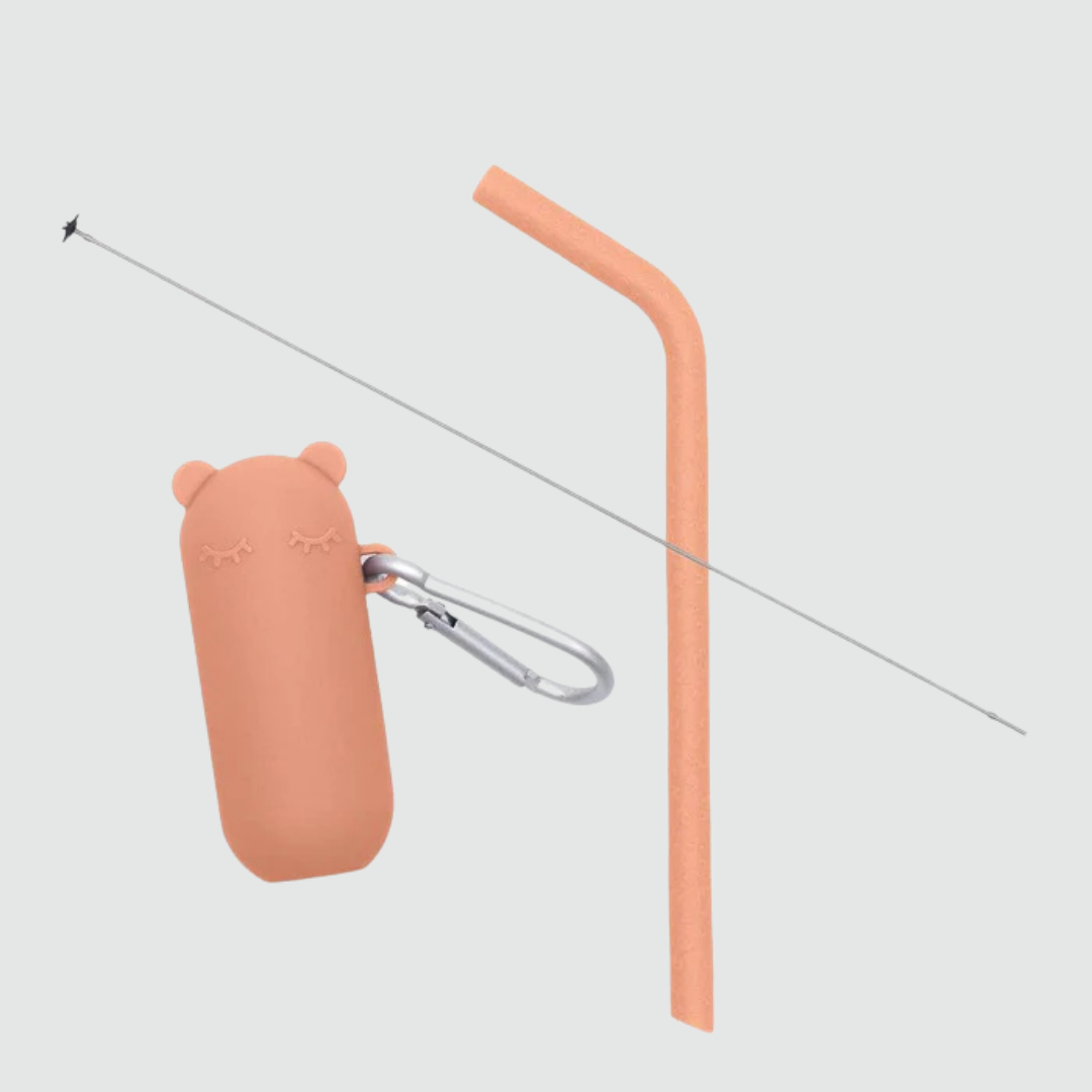 Keepie + Straw Set - Dark Peach - Project Ten