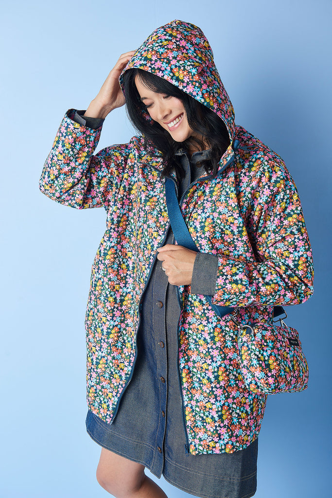Raincoat in Cross Body Bag - Ditsy Floral - Project Ten