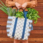 Shopper Tote Splice – Navy Horseshoe - Project Ten