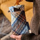 Someone holding the Double Glasses Case – Country Plaid - Project Ten
