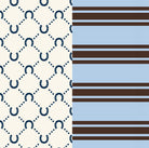 Shopper Tote Splice – Navy Horseshoe - Project Ten