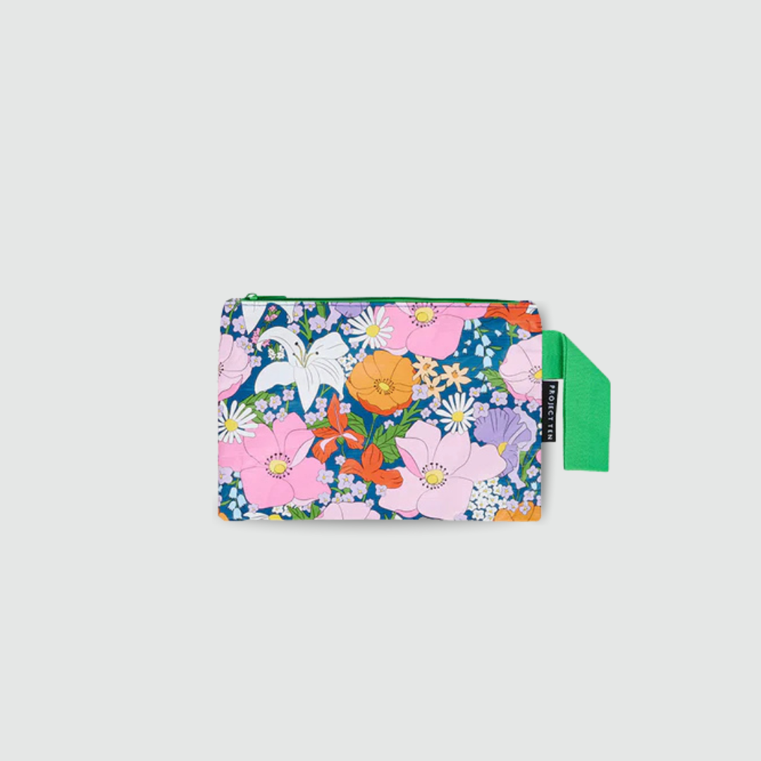 Fleur Mini Zip Pouch - Project Ten