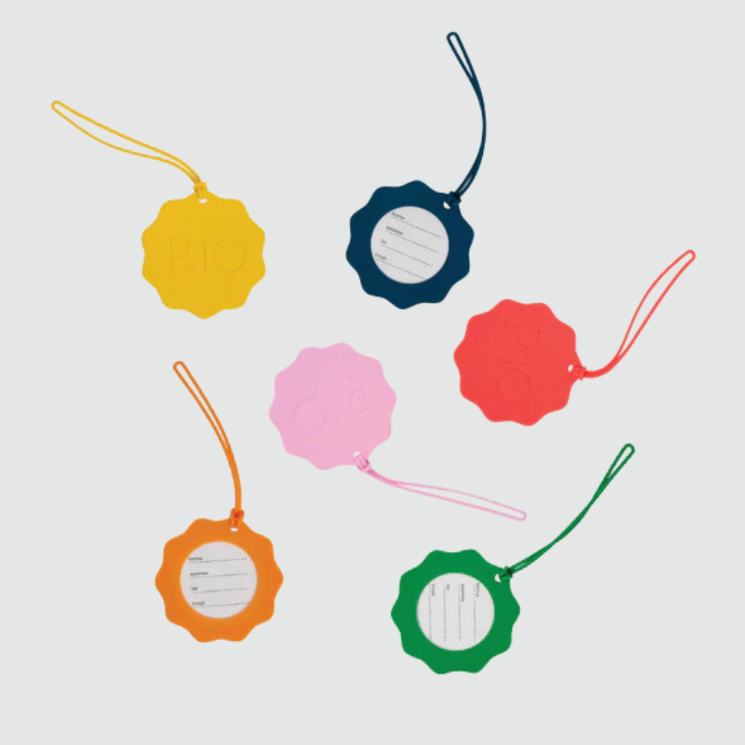 P10 Silicone Bag Tags – Multicoloured pack of 6 - Project Ten