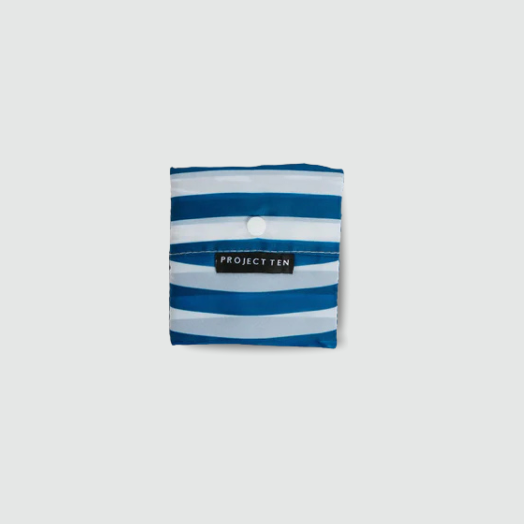 Breton Stripe Pocket Shopper - Project Ten