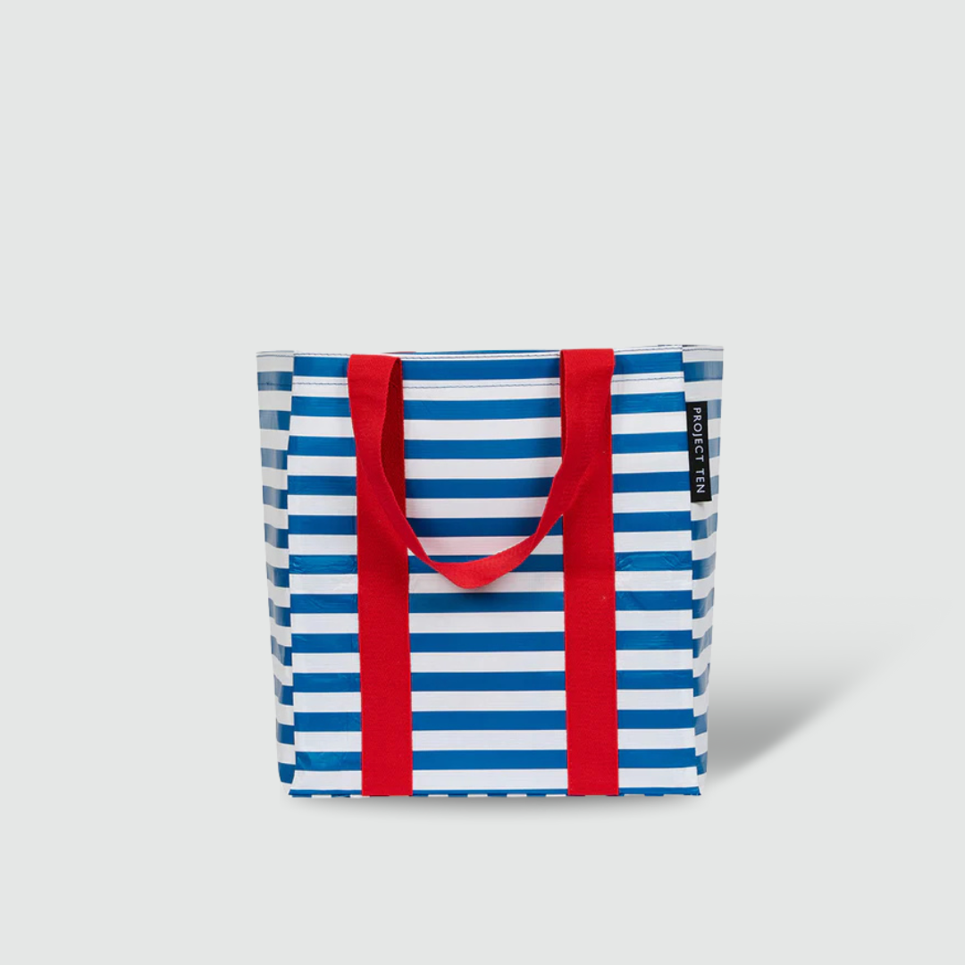 Breton Stripe Shopper Tote - Project Ten