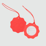 P10 Silicone Bag Tag in Red - Project Ten