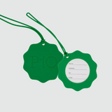 P10 Silicone Bag Tag in Green 
- Project Ten
