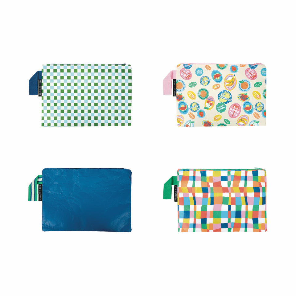 Zip Pouch 4 Pack